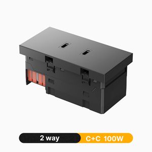 Type-C 100W PD壁面ソケットモジュール(ホテル客室向け)